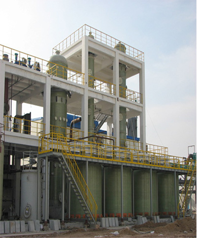 Application of fiberglass in chlor alkali industry